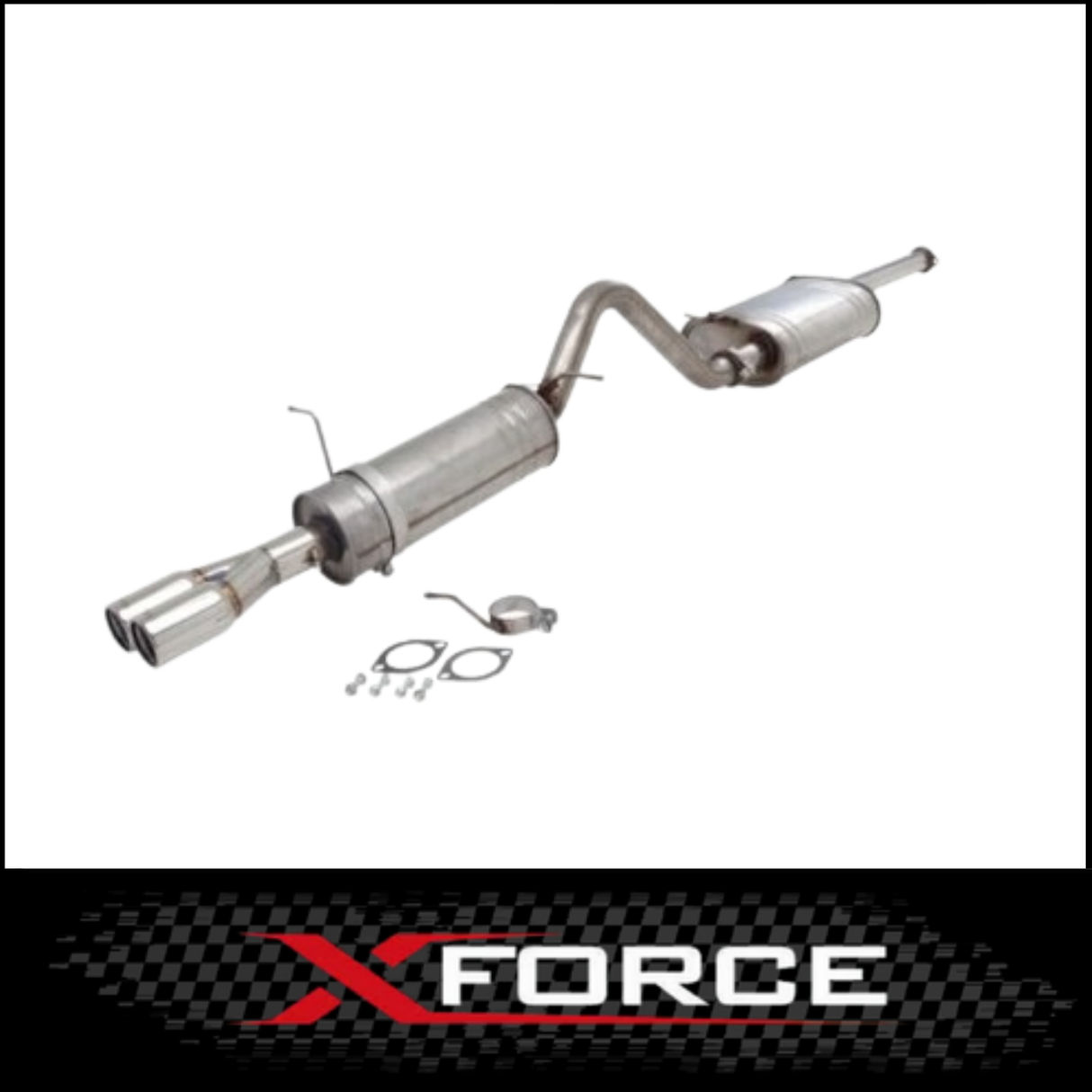 FORD FALCON FG XR6 NON TURBO UTE XFORCE 2.5" INCH STAINLESS STEEL CAT BACK EXHAUST SYSTEM