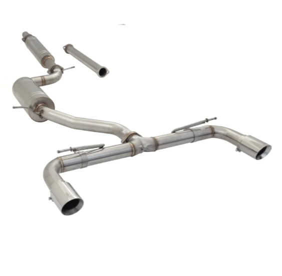XFORCE CAT BACK EXHAUST SYSTEM FITS VOLKSWAGEN GOLF TSI 1.4L MK7 MK7.5 MK8 4/2013-ON (ESVW01CS)