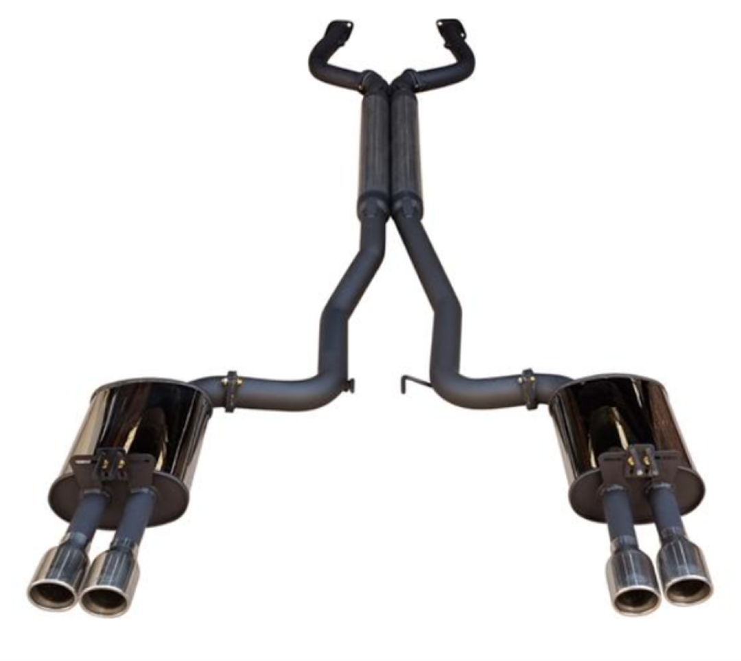 DPE BY MANTA 2 1/2" CAT BACK STAINLESS STEEL EXHAUST SYSTEM FITS HOLDEN COMMODORE VE VF 6.0L 6.2L V8 UTE (HOLK128U25-CB)