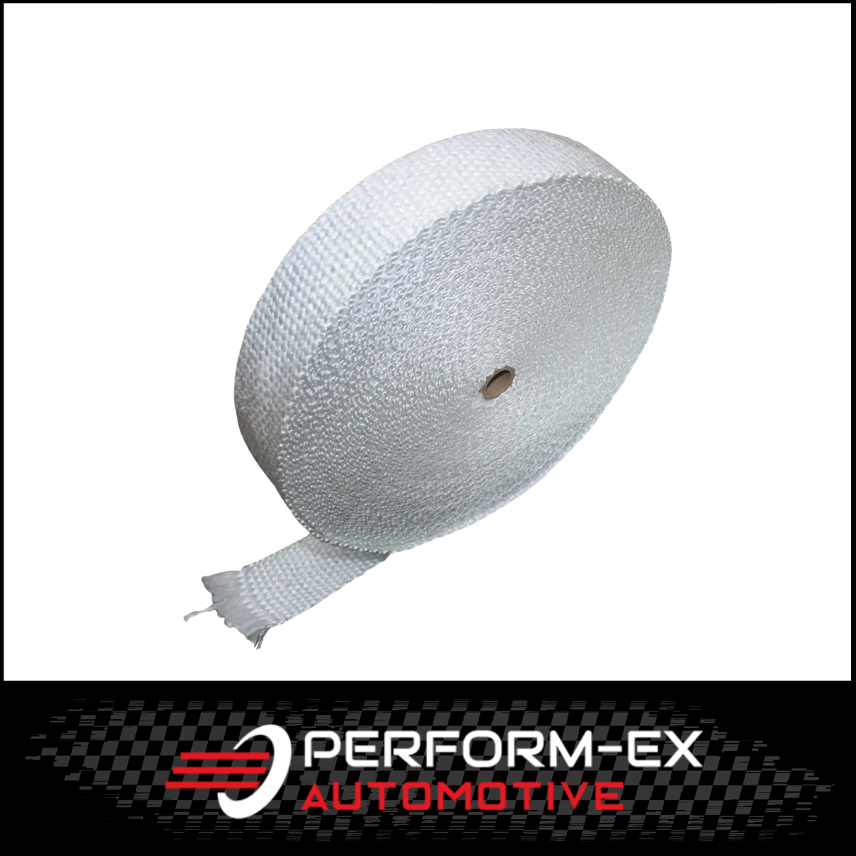 WHITE FIBRE GLASS HEAT TAPE (WRAP) - 6" (152MM) X 3MM X 30MTR (HT600R-30W3)