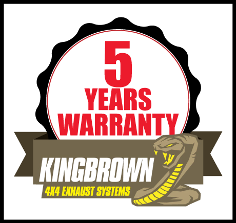 KING BROWN EXTRACTORS & 2.5" EXHAUST KIT FITS FORD MAVERICK DA 4.2L TB42 SWB 1987-1993 (KB4006-HXMX)