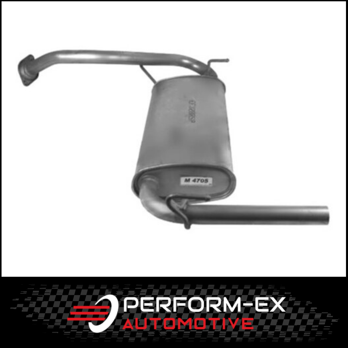 STANDARD EXHAUST REAR MUFFLER FITS FORD LASER KJ 1.8L 3DR HATCH