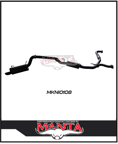 MANTA 3" CAT BACK EXHAUST SYSTEM FITS NISSAN PATROL Y62 5.6L V8 2012-ON