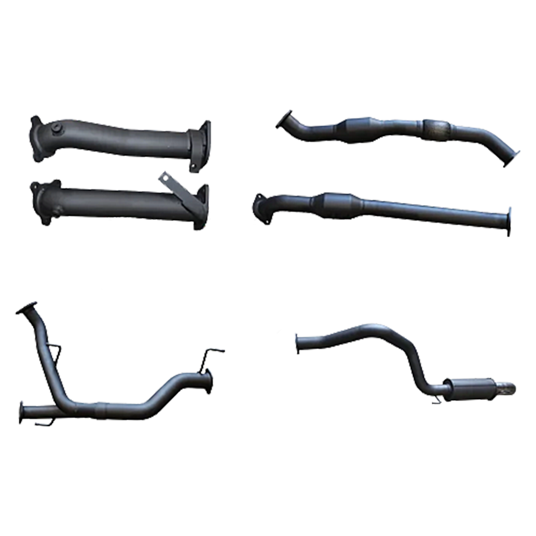 MANTA 2.5" TWIN INTO 3" TURBO BACK EXHAUST SYSTEM FITS TOYOTA LANDCRUISER VDJ200R 2007-2015