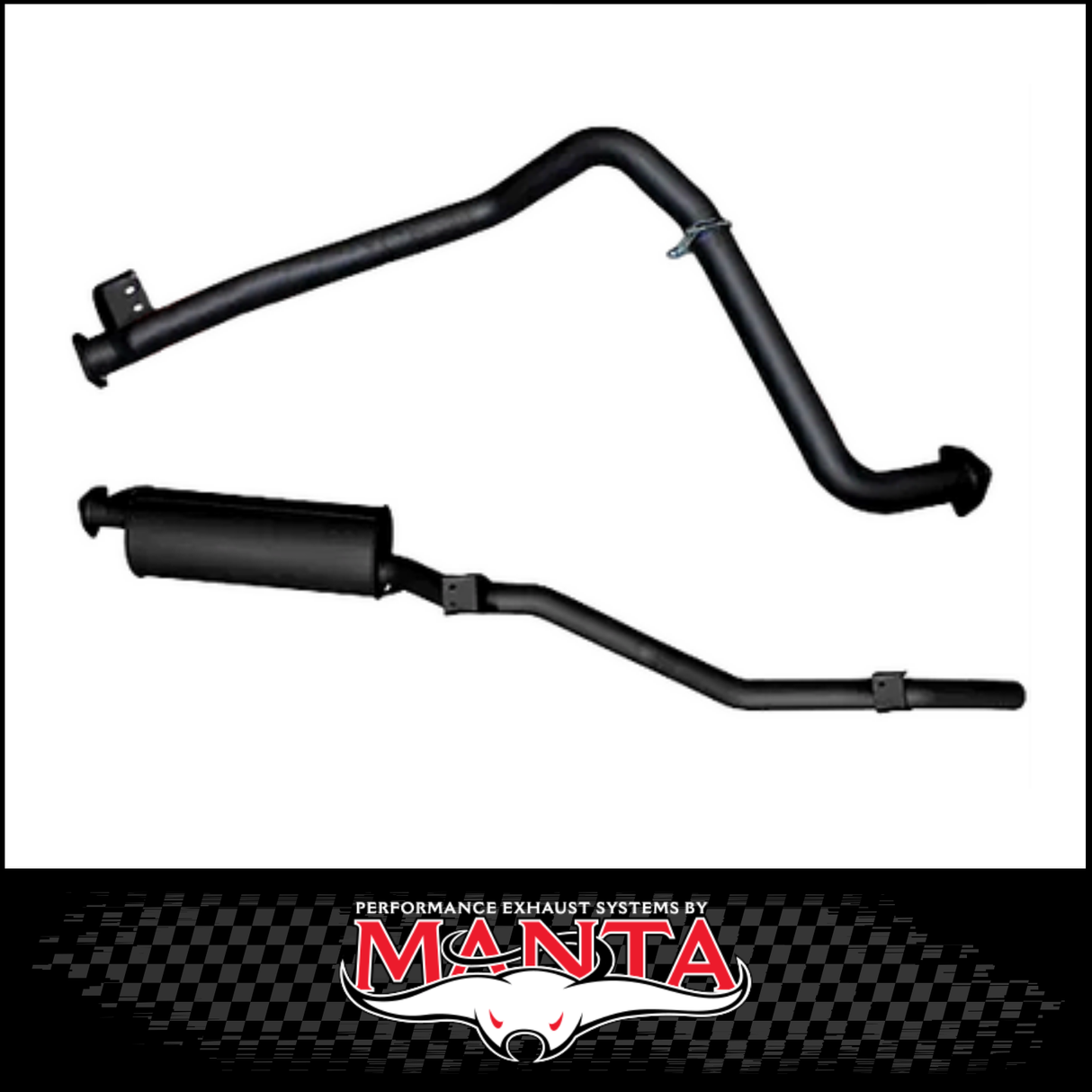 MANTA 2.5" ENGINE PIPE BACK EXHAUST SYSTEM FITS TOYOTA LANDCRUISER HZJ75R 4.2L 1HZ 1990-1999