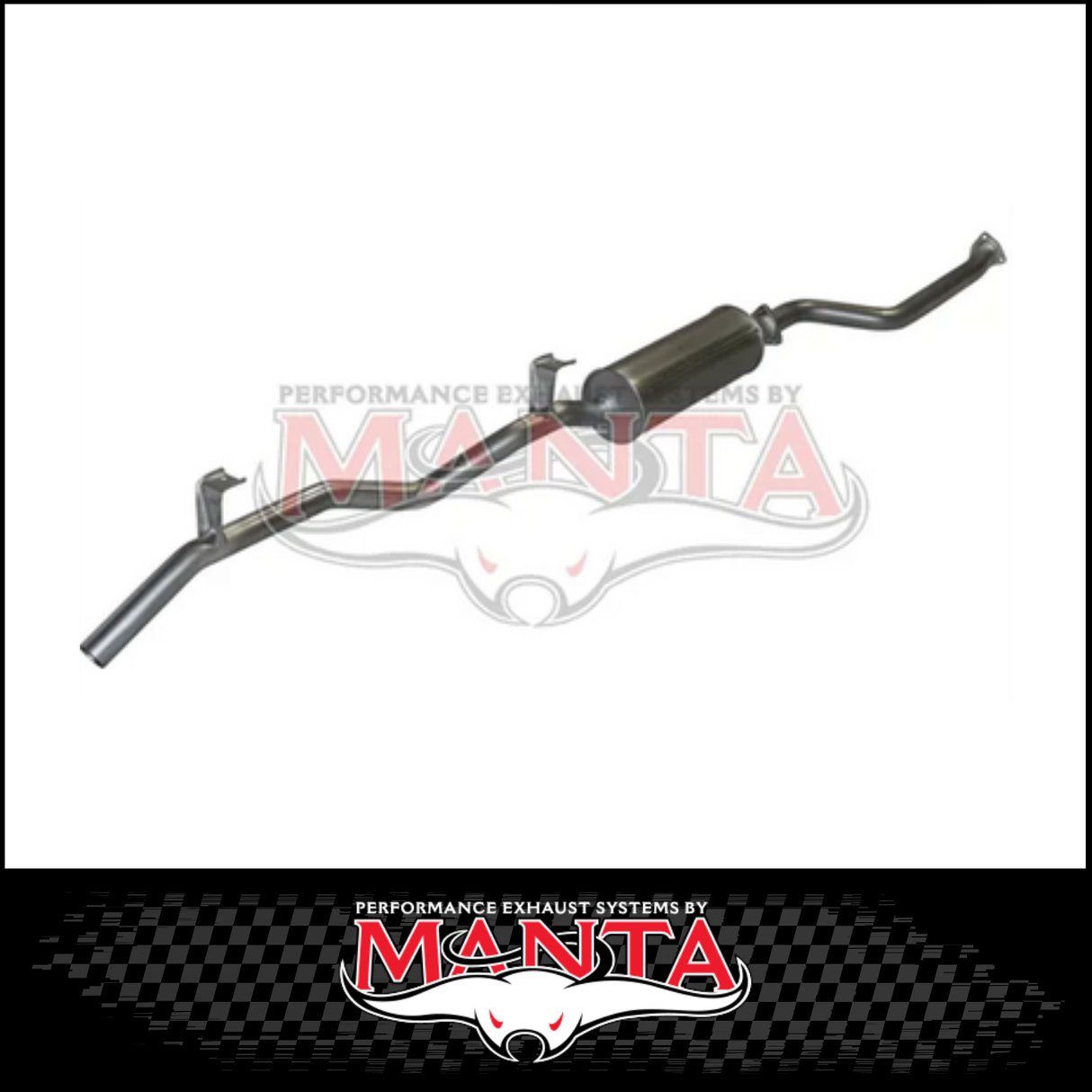 MANTA 2.5" ENGINE PIPE BACK EXHAUST SYSTEM FITS TOYOTA LANDCRUISER HJ75R 4.0L 2H 1984-1990