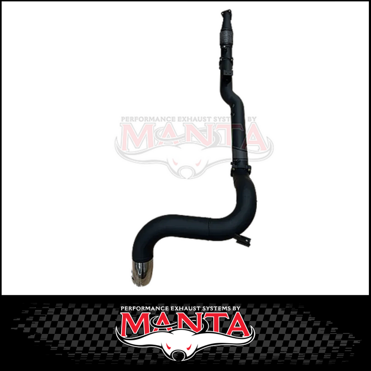 MANTA 4" TURBO BACK SIDE-EXIT EXHAUST SYSTEM (DPF DELETE) FITS TOYOTA LANDCRUISER VDJ79R 4.5L V8 DUAL CAB 2016-2025 - NO CAT