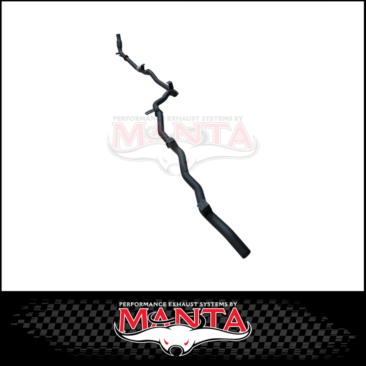 MANTA 3" TURBO BACK EXHAUST SYSTEM (DPF DELETE) FITS TOYOTA LANDCRUISER GDJ79R 2.8L 4CYL 10/2023-ON - CAT/PIPE ONLY (MKTY0402)