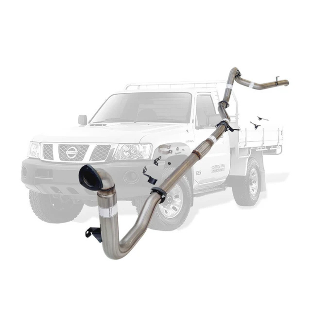 PERFORM-EX 3" STAINLESS STEEL TURBO BACK EXHAUST SYSTEM FITS NISSAN PATROL Y61 GU 3.0L TD UTE 2000-2016 - CAT/PIPE ONLY (NI20