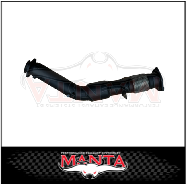 MANTA DPF DELETE PIPE FITS FORD RANGER NEXT GEN 3.0L V6 6/2022-ON - CAT (MBC670-DPF)