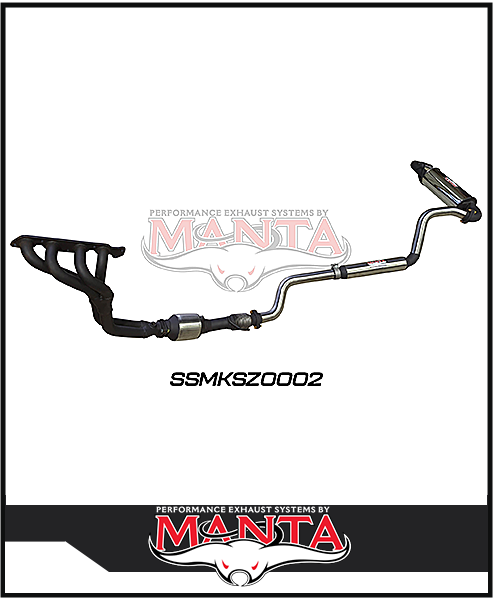 MANTA STAINLESS STEEL ENGINE BACK EXHAUST SYSTEM FITS SUZUKI JIMNY JB74 1.5L 3 DOOR 1/2018-ON (SSMKSZ0002)