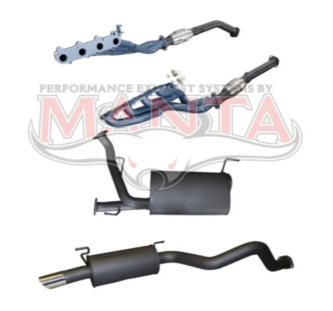 MANTA EXTRACTORS, CATS & STAINLESS STEEL 3" CAT BACK EXHAUST SYSTEM FITS TOYOTA LANDCRUISER UZJ200R 2007-2012 (SSMKTY0179)