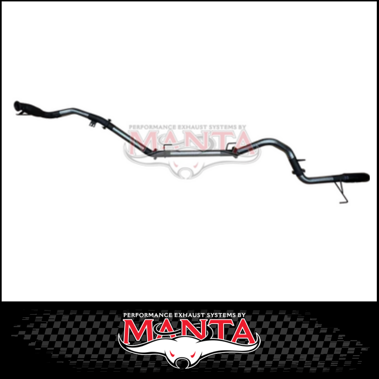 MANTA 3" STAINLESS STEEL TURBO BACK WITH CAT/NO MUFFLER FITS TOYOTA LANDCRUISER FJA300R 300 SERIES 3.3L V6 2021-ON (SSMKTY0310)