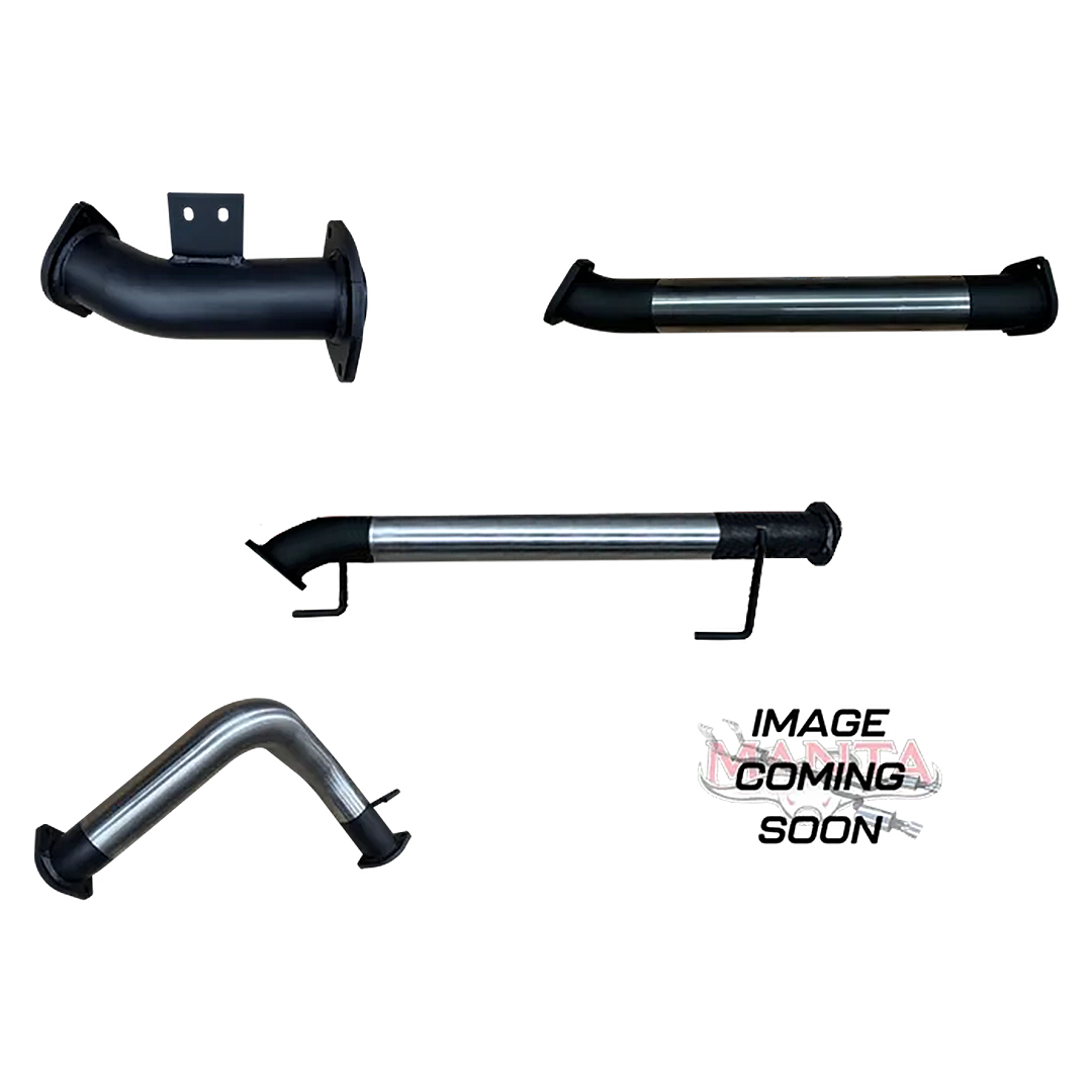 MANTA 3" STAINLESS STEEL DPF BACK EXHAUST WITH REAR MUFFLER FITS TOYOTA LANDCRUISER FJA300R 300 SERIES 3.3L V6 2021-ON (SSMKTY0344)