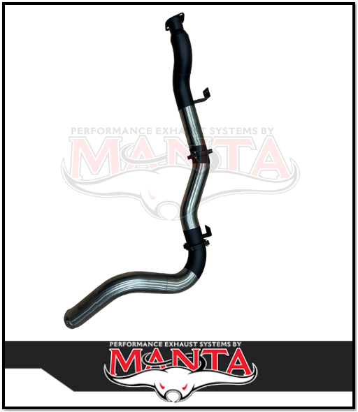 MANTA 4" DPF BACK SIDE-EXIT EXHAUST SYSTEM FITS TOYOTA LANDCRUISER VDJ79R 4.5L V8 SINGLE CAB 2016-2025