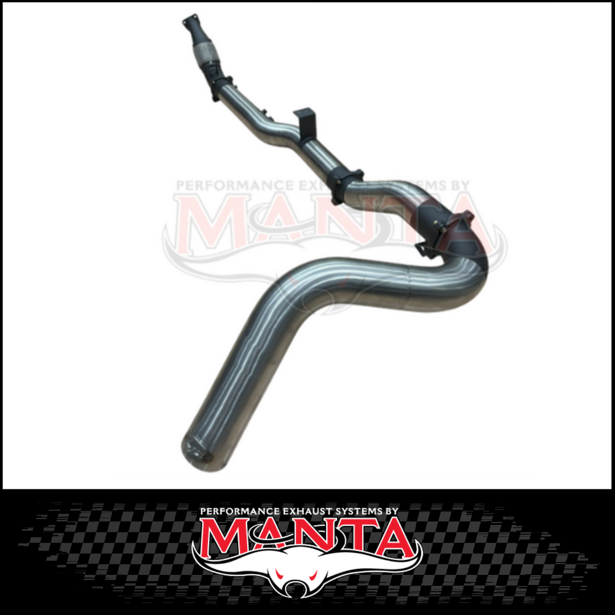 MANTA 4" TURBO BACK SIDE-EXIT EXHAUST SYSTEM (DPF DELETE) FITS TOYOTA LANDCRUISER VDJ79R 4.5L V8 SINGLE CAB 2016-2025 - NO CA