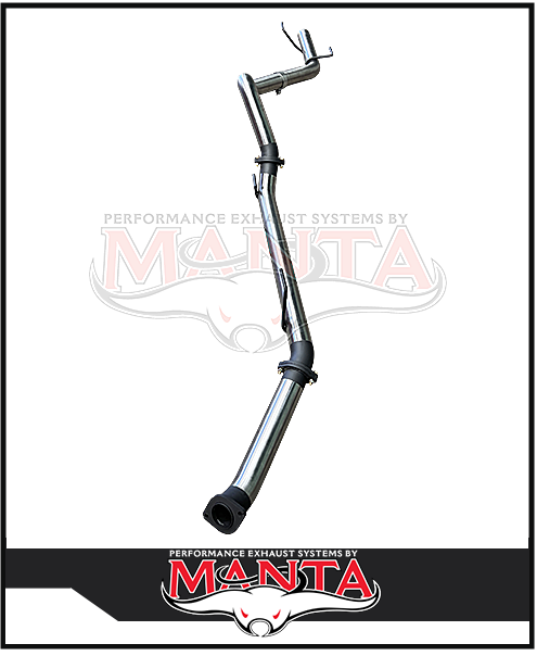 MANTA STAINLESS STEEL 3" DPF BACK EXHAUST SYSTEM FITS TOYOTA PRADO GDJ251R 2.8L TD 6/2024-ON (SSMKTY0501)