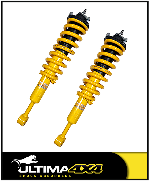 ULTIMA 4X4 COMPLETE FRONT STRUTS (PAIR) FITS ISUZU D-MAX TF 4WD 2012-2020