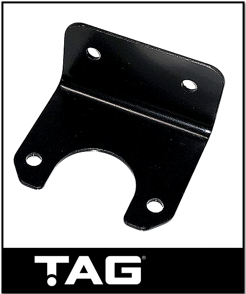 90° DEGREE ANGLE PLUG BRACKET TO SUIT SMALL ROUND PLASTIC PLUG