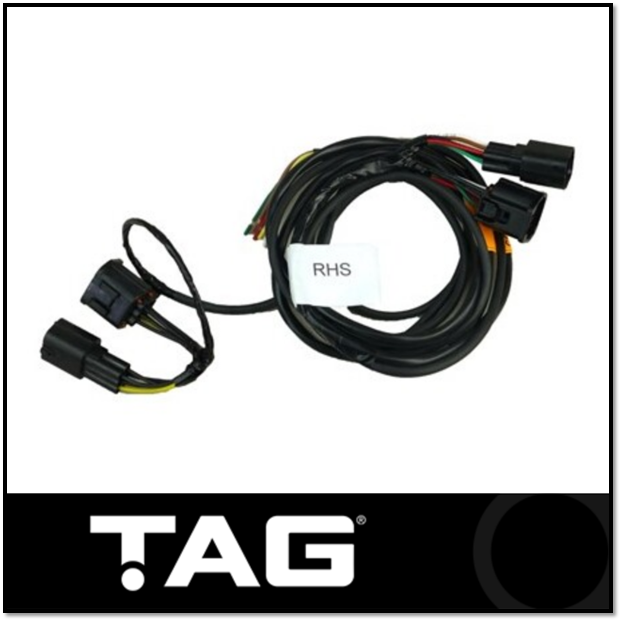 TAG DIRECT FIT TOWBAR WIRING HARNESS FITS FORD RANGER PJ PK 12/2006-8/2011 (UNT264)