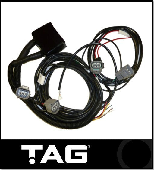 DIRECT FIT TOWBAR WIRING HARNESS WITH ECU FITS TOYOTA HILUX GUN126R 5/15-ON