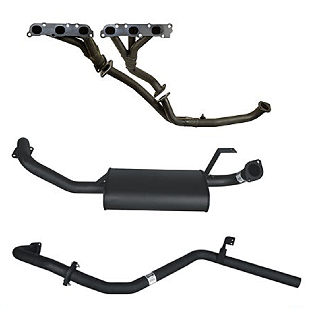 2.5" EXTRACTORS & EXHAUST FITS TOYOTA LANDCRUISER FZJ80R 4.5L 1FZ 8/1992-7/1998