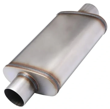 PERFORM-EX 9" X 4" OVAL 14" LONG 2.25" C/C 409 SS MEGA FLOW UNIVERSAL MUFFLER (X626M-409)