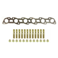 EXTRACTOR GASKET, STUD & NUT KIT FITS HOLDEN COMMODORE VL 3.0L 6CYL RB30 (EXTRACTORS)