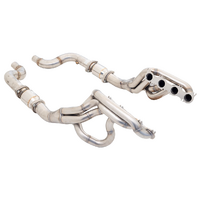 XFORCE STAINLESS STEEL HEADERS 1 7/8" & HIGH FLOW 3" METALLIC CATS FITS FORD MUSTANG GT FN 5.0L V8 6/2018-ON