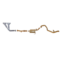 KING BROWN EXTRACTORS & 2.5" EXHAUST KIT FITS FORD MAVERICK DA 4.2L TB42 SWB 1987-1993 (KB4006-HXMX)