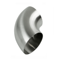 3.5" 89MM X 90° DEGREE 304 ULTIGRADE STAINLESS STEEL MANDREL EXHAUST BEND