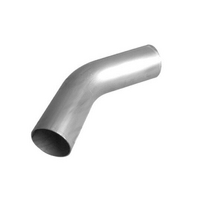 3 1/2" 89MM X 45 DEGREE MANDREL BEND MILD STEEL EXHAUST PIPE