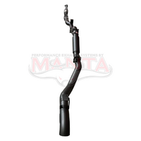 Manta 4" Turbo Back Exhaust System fits Toyota Landcruiser VDJ79R 4.5L V8 2016-ON (MKTY0192)