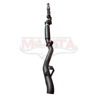 Manta 4" Turbo Back Exhaust System fits Toyota Landcruiser VDJ79R 4.5L V8 2016-ON (MKTY0194)