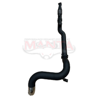 MANTA 4" TURBO BACK SIDE-EXIT EXHAUST SYSTEM WITH NO CAT FITS TOYOTA LANDCRUISER VDJ79R 4.5L V8 2016-2024 (MKTY0384)