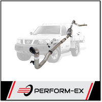 PERFORM-EX 3" STAINLESS STEEL WITH MUFFLER TURBO BACK EXHAUST SYSTEM FITS NISSAN PATROL Y61 GU 3.0L TD UTE