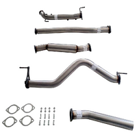 PERFORM-EX 3" STAINLESS STEEL NO CAT/HOTDOG TURBO BACK EXHAUST FITS NISSAN NAVARA D23 NP300 2.3L TD 4CYL 2015-ON