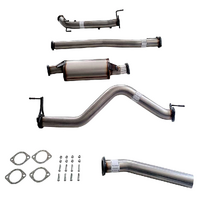 PERFORM-EX 3" STAINLESS STEEL NO CAT/MUFFLER TURBO BACK EXHAUST FITS NISSAN NAVARA D23 NP300 2.3L TD 4CYL 2015-ON