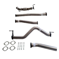 PERFORM-EX 3" STAINLESS STEEL CAT/PIPE ONLY TURBO BACK EXHAUST FITS NISSAN NAVARA D23 NP300 2.3L TD 4CYL 2015-ON