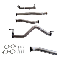 PERFORM-EX 3" STAINLESS STEEL NO CAT/PIPE ONLY TURBO BACK EXHAUST FITS NISSAN NAVARA D23 NP300 2.3L TD 4CYL 2015-ON