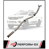 PERFORM-EX SS 3" DPF BACK EXHAUST WITH PIPE ONLY FITS NISSAN NAVARA D23 NP300