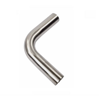 1.5" 38MM X 90 DEGREE MANDREL BEND 304 STAINLESS STEEL EXHAUST PIPE