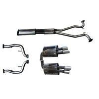 MANTA 2 1/2" CAT BACK STAINLESS STEEL EXHAUST SYSTEM FITS HOLDEN COMMODORE VE VF 6.0L 6.2L V8 SEDAN/WAGON (SSMKHN0166)