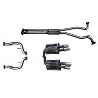 MANTA 2 1/2" CAT BACK STAINLESS STEEL EXHAUST SYSTEM FITS HOLDEN COMMODORE VE VF 6.0L 6.2L V8 SEDAN/WAGON (SSMKHN0167)