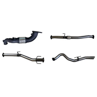 MANTA 3" Stainless Steel Turbo Back Exhaust with Cat/Pipe Only Fits Isuzu D-Max RG 3.0L TD 4CYL