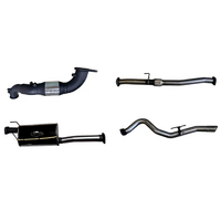 MANTA 3" STAINLESS STEEL TURBO BACK EXHAUST WITH CAT/MUFFLER FITS MAZDA BT-50 RG 3.0L TD 4CYL 2020-ON (SSMKMA0013)