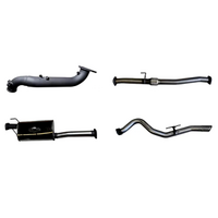 MANTA 3" STAINLESS STEEL TURBO BACK EXHAUST NO CAT/WITH MUFFLER FITS MAZDA BT-50 RG 3.0L TD 4CYL 2020-ON (SSMKMA0016)