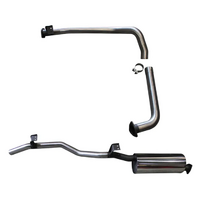 MANTA 2.5" STAINLESS STEEL ENGINE PIPE BACK EXHAUST SYSTEM FITS TOYOTA LANDCRUISER HZJ75R 4.2L 1HZ 1990-1999 (SSMKTY0067)