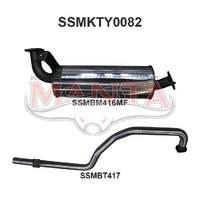 MANTA STAINLESS STEEL 2.5" ENGINE PIPE BACK EXHAUST SYSTEM FITS TOYOTA LANDCRUISER HZJ105R 4.2L 1HZ 1998-2007 (SSMKTY0082)