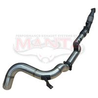 MANTA 4" TURBO BACK SIDE-EXIT EXHAUST SYSTEM WITH CAT FITS TOYOTA LANDCRUISER VDJ79R 4.5L V8 2016-2024 (SSMKTY0383)